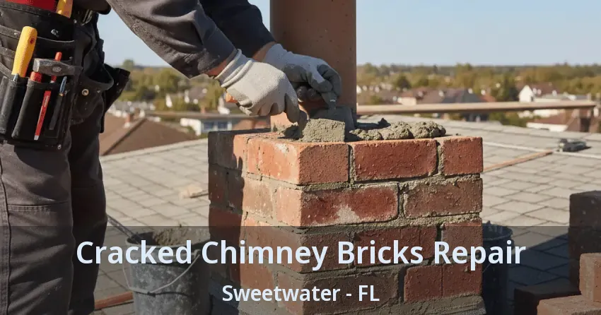 Cracked Chimney Bricks Repair Sweetwater - FL