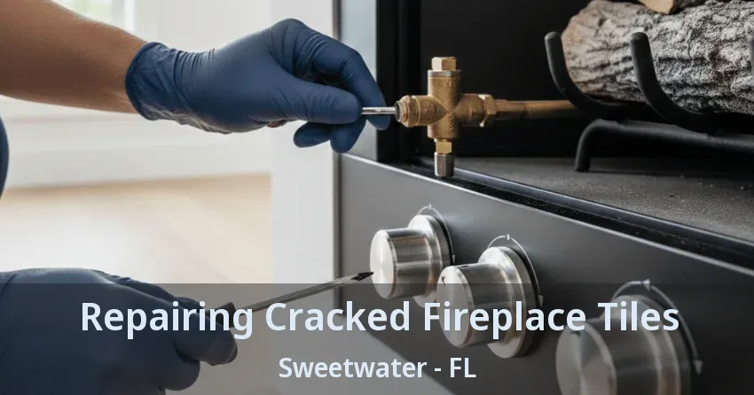 Repairing Cracked Fireplace Tiles Sweetwater - FL